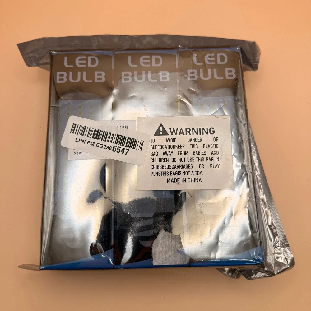 Pack of 3 E26 LED Corn Bulb 20W 3000LM 4000K Natural‎ White Non-Dimmable Lig